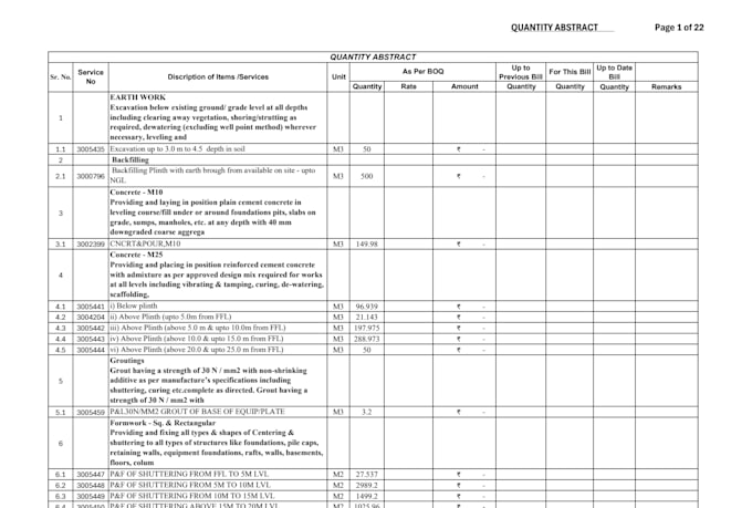 do construction quantity takeoff from PDF or autocad drawings